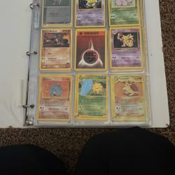 Vintage Pokémon card binder