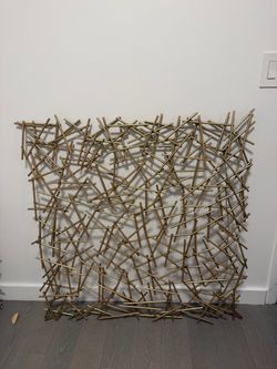 Metal gold wall decor
