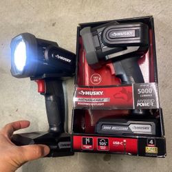 5000 Lumens Husky Flash Light Rechargeable 