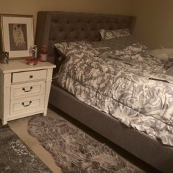 Grey Bed Frame