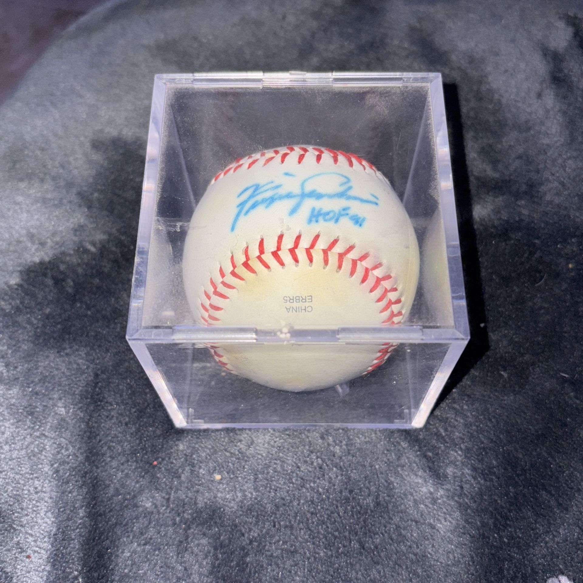 Autographed baseball