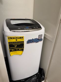 BLACK+DECKER 0.9 Cu. Ft. Portable Washer, 6.6 lb. Capacity, BPWM09W, White