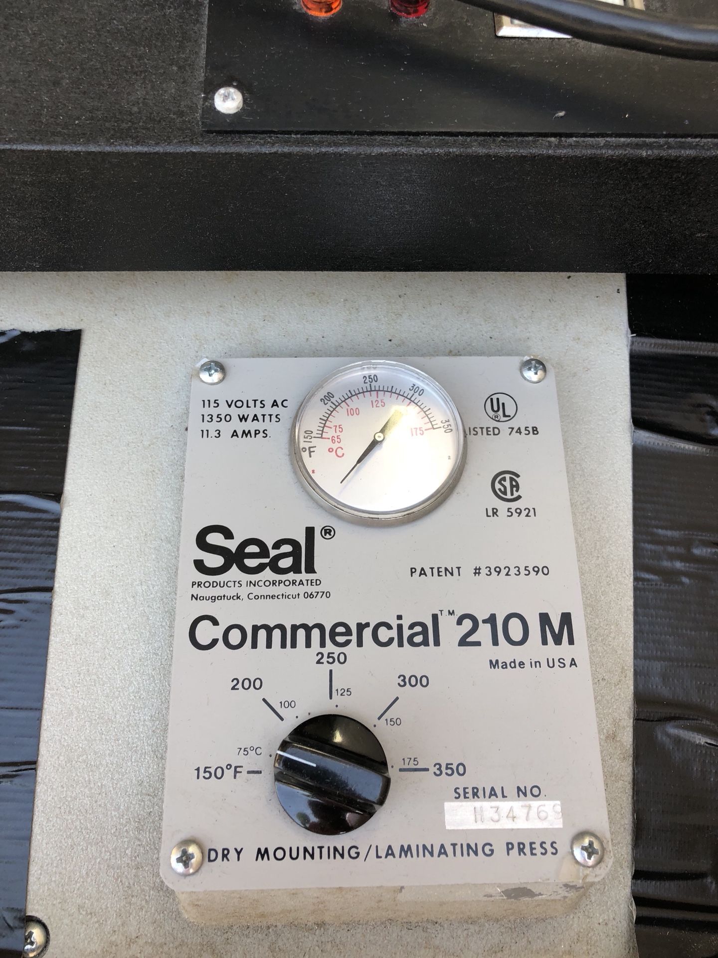 Seal Commercial 210M Dry Mounting Laminating press,heat press
