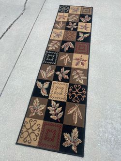Nice Natural Themed Runner Rug (2’x7’6”)