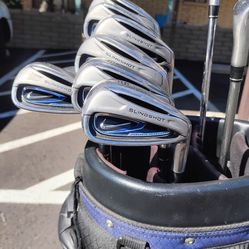 Golf Clubs! Men's Complete Set! Nike & TaylorMade! W/ Oakley Standbag!