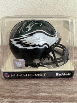 Michael Vick Autographed Mini Helmet Authenticated