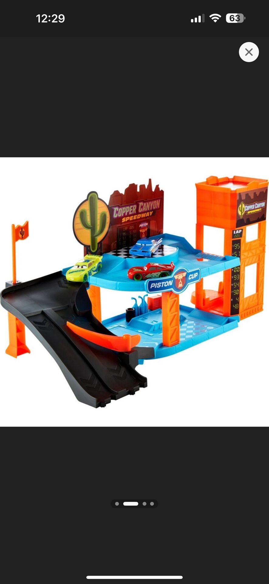 Pixar Cars Playset