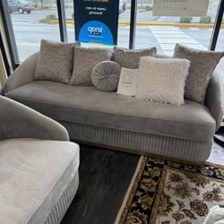 Sofa & 1 Chair On Sale