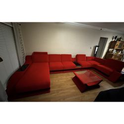 Couch Set Red