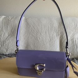 Coach Patent Leather Baguette Bag
