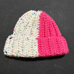 Newborn Pink Beanie 