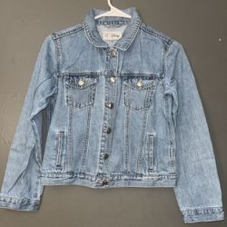 Disney Minnie Mouse Icon Medium Wash Denim Jacket Sz: XXL 100% Cotton 