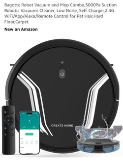 Robot vacuum mop and clean combo