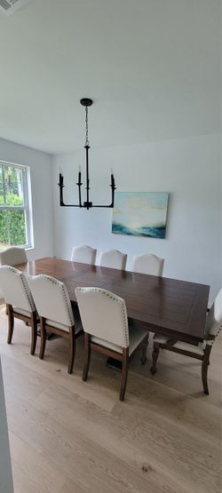 Macy’s farmhouse dining table set