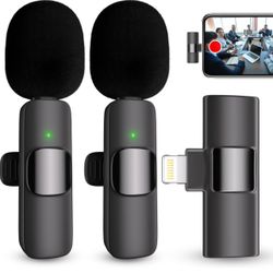 Wireless Microphone for iPhone with 2 microphones