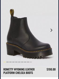 Dr Marten Romety Wyoming Platform Chelsea Boots