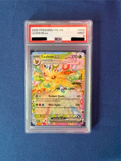 Pokémon Leafeon ex 006/131 PSA 9 Prismatic Evolutions