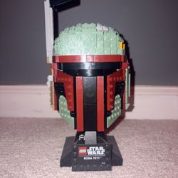 LEGO boba fett display helmet