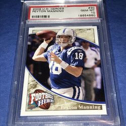 Peyton Manning PSA 10!!!!!!football Card