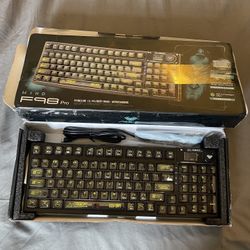 AULA F98 Wind Pro Wireless Mechanical Keyboard with Transparent Keycaps Hot Swap