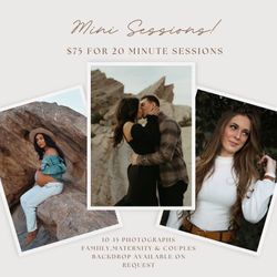 Photography Mini Sessions 