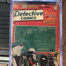 Detective Comics #156 (1956) CGC 1.8 — O/w To White; “New” Classic Bat mobile