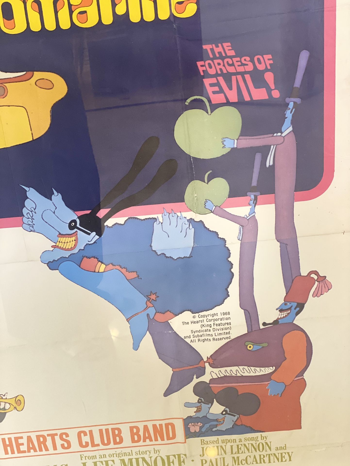 Beatles Yellow Submarine Movie Poster