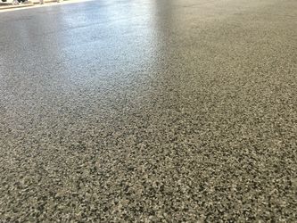Flake-style epoxy resin on your garage floor