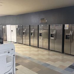 New Scratch And Dent Side By Side Refrigerators $500 Each‼️‼️