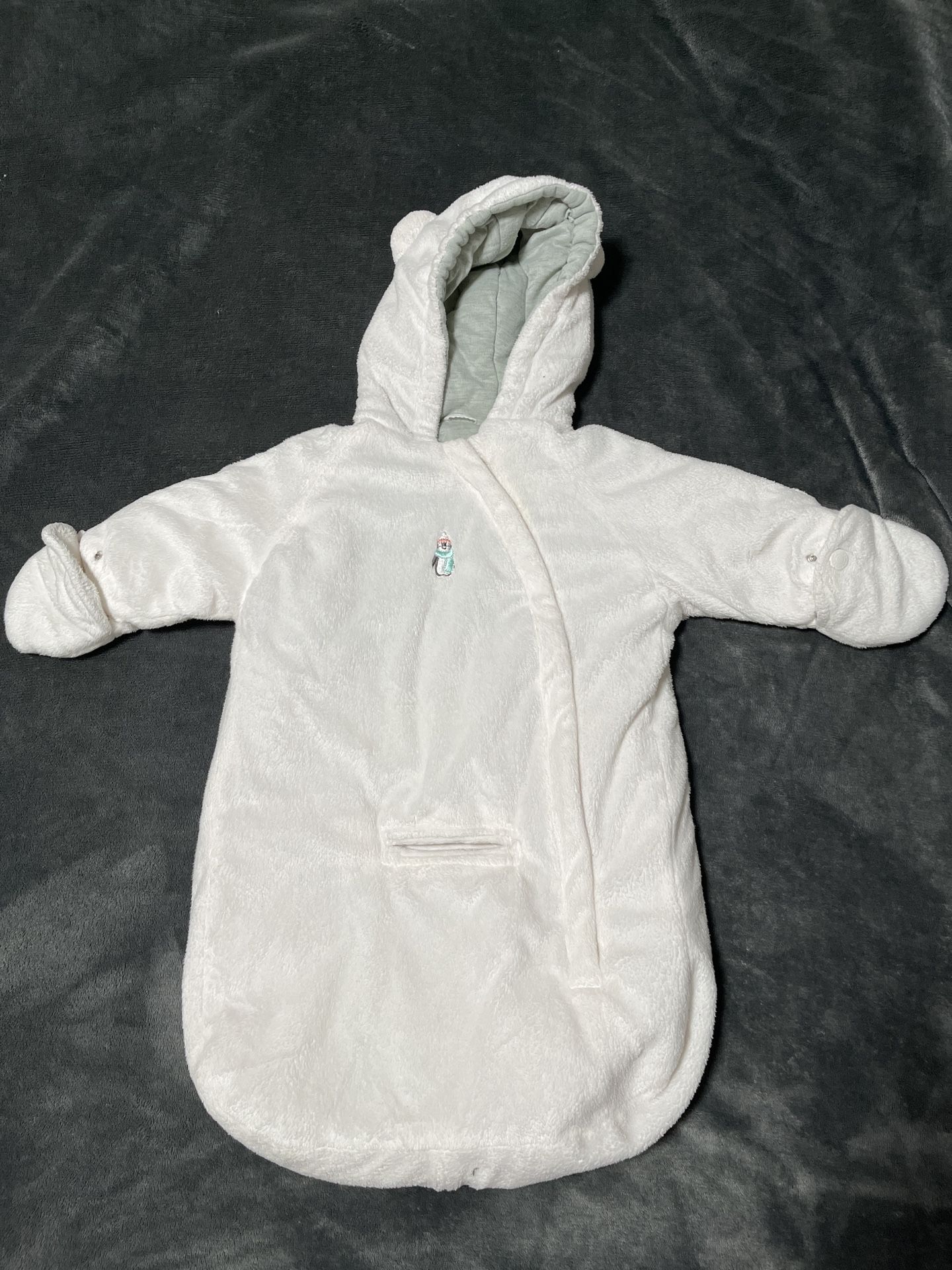 Carter's 0-6M White Snowsuit