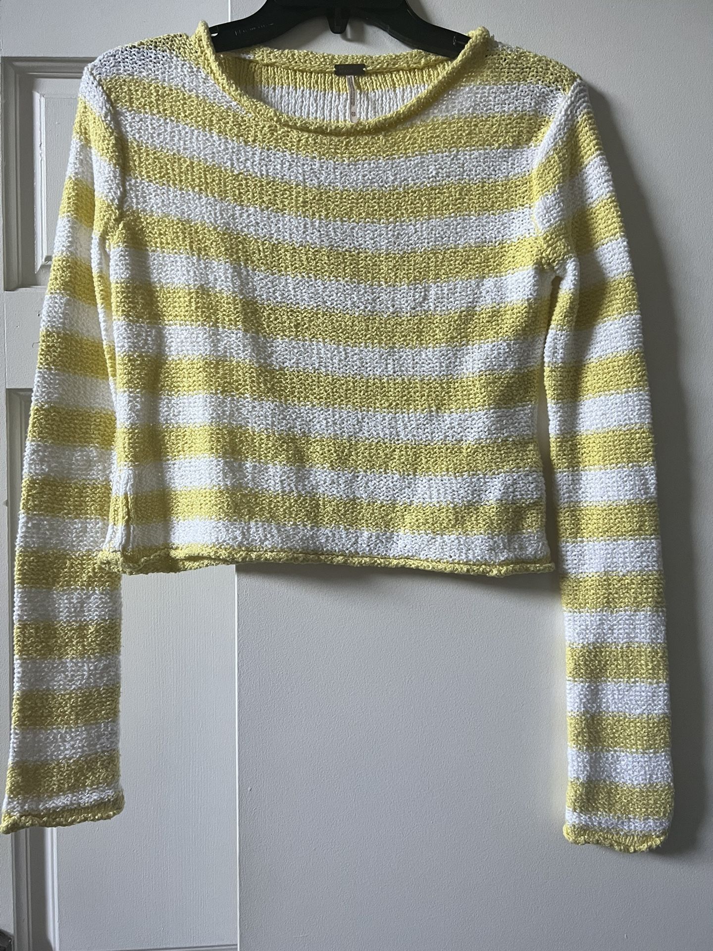 NEW Free People Cotton Sweater Xs
