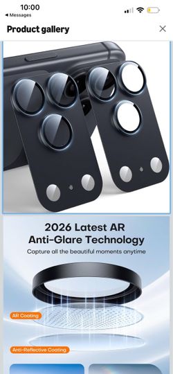 iPhone 18 pro max camera lens protector