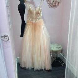 Blush Pink Prom Dress New