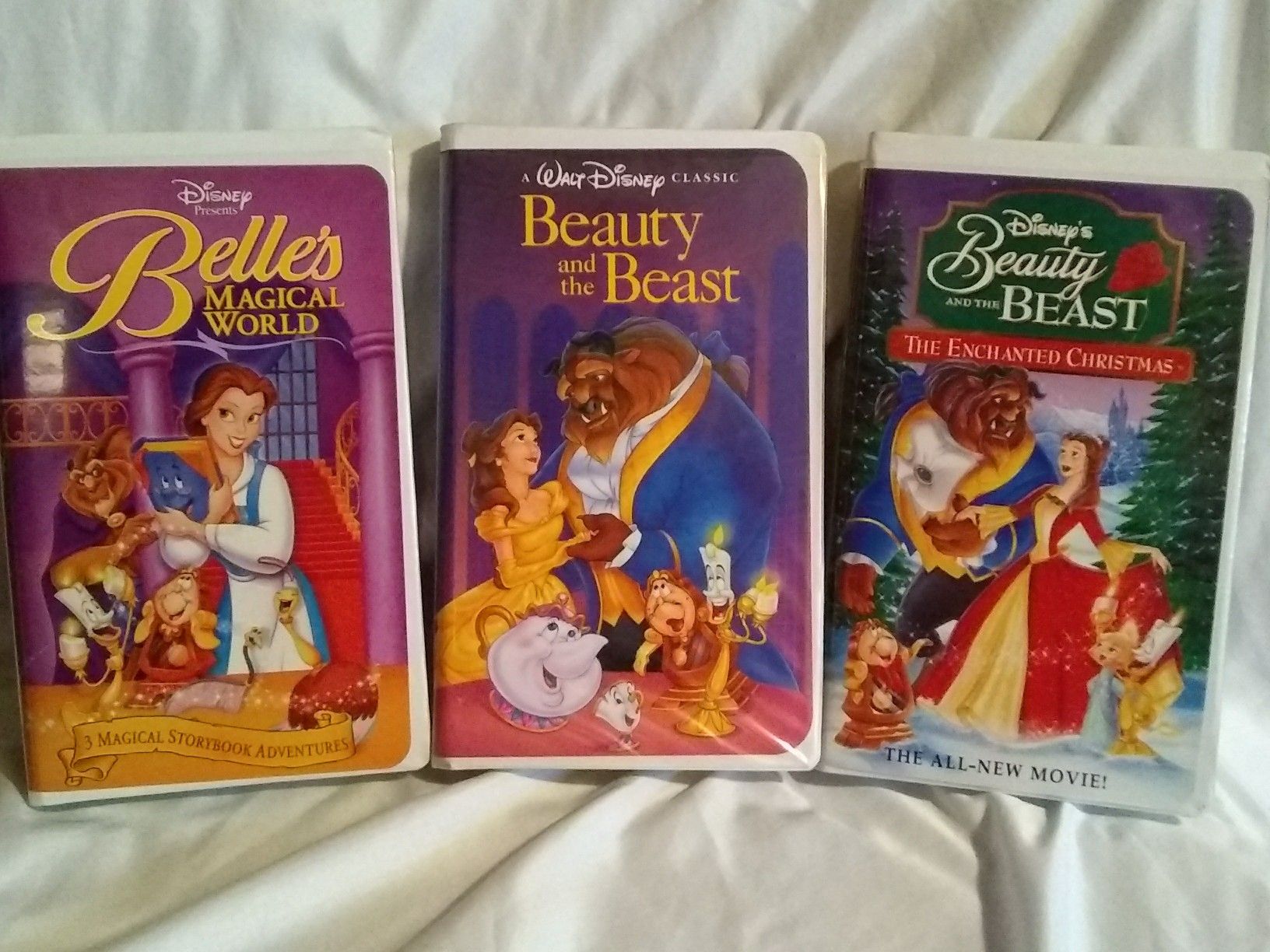 Walt Disney "Beauty and the Beast" VHS movies