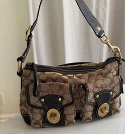 Coach purse brown