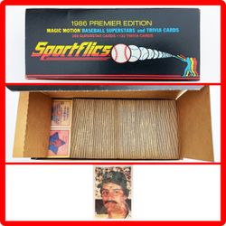 1986 Sportflics Baseball Factory Set Nolan Ryan
