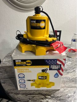 Wayne WaterBUG Submersible Utility Pump $60 •