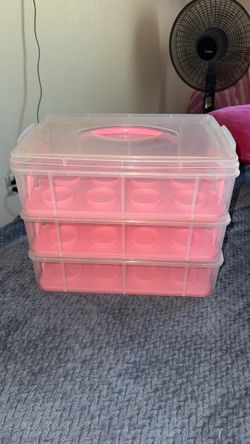 Cupcake container 3 tier