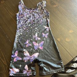 unitard Little girl acrobats unitard