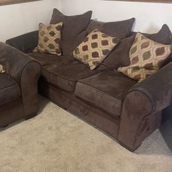 Living Room Set / Sofa And LoveSeat 