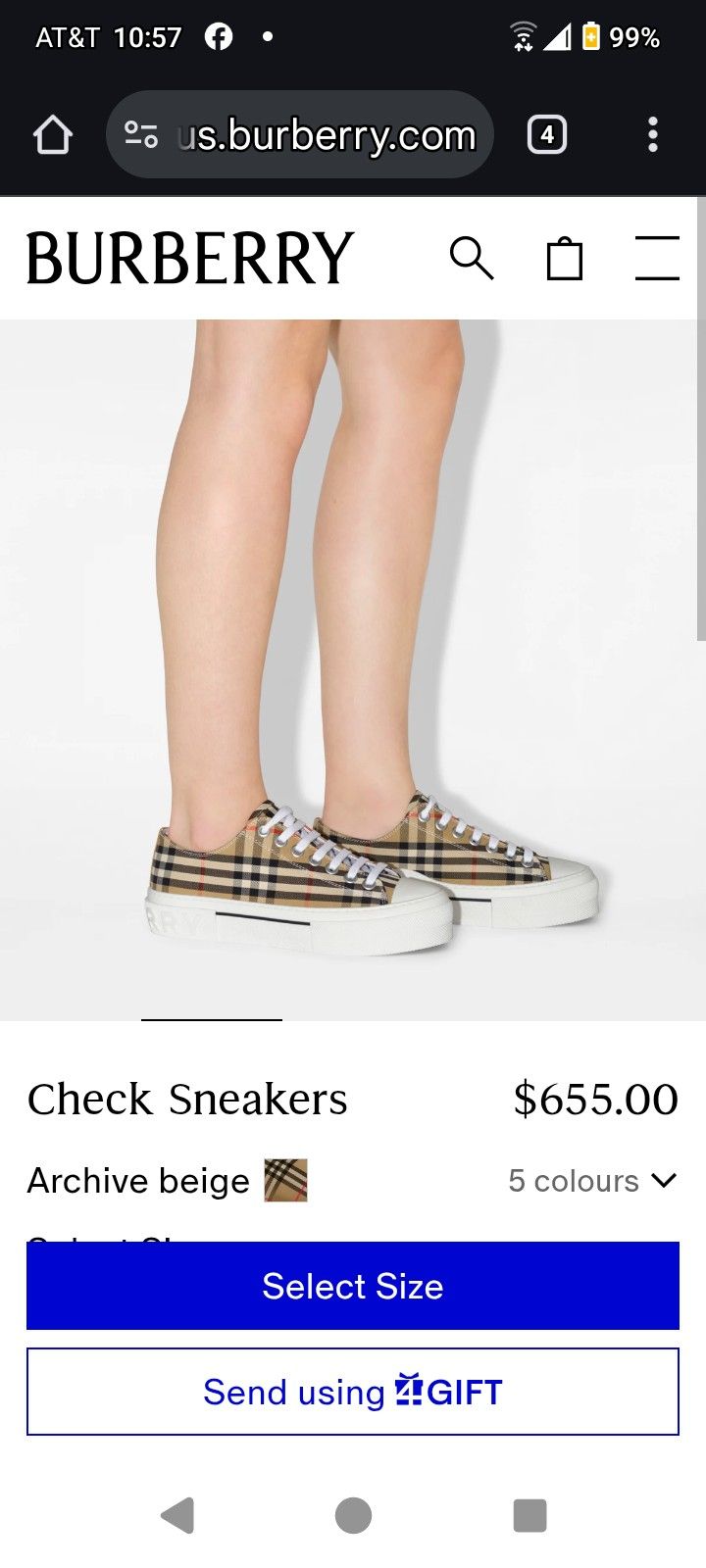 Burberry Shoes Size 9 Womans