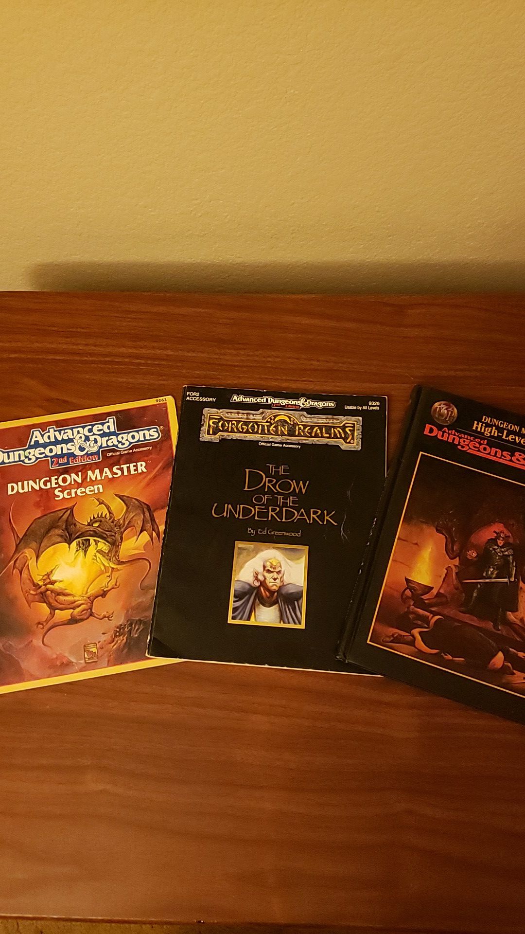 Advanced Dungeons and Dragons 2nd Edition miscellaneous accessories