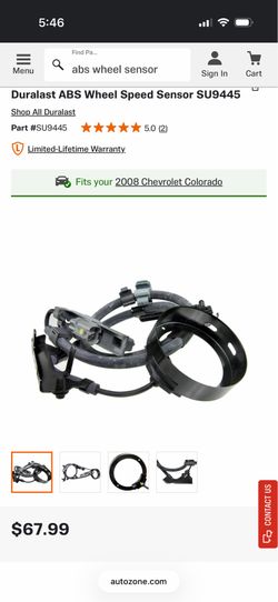 Colorado abs wheel speed sensors