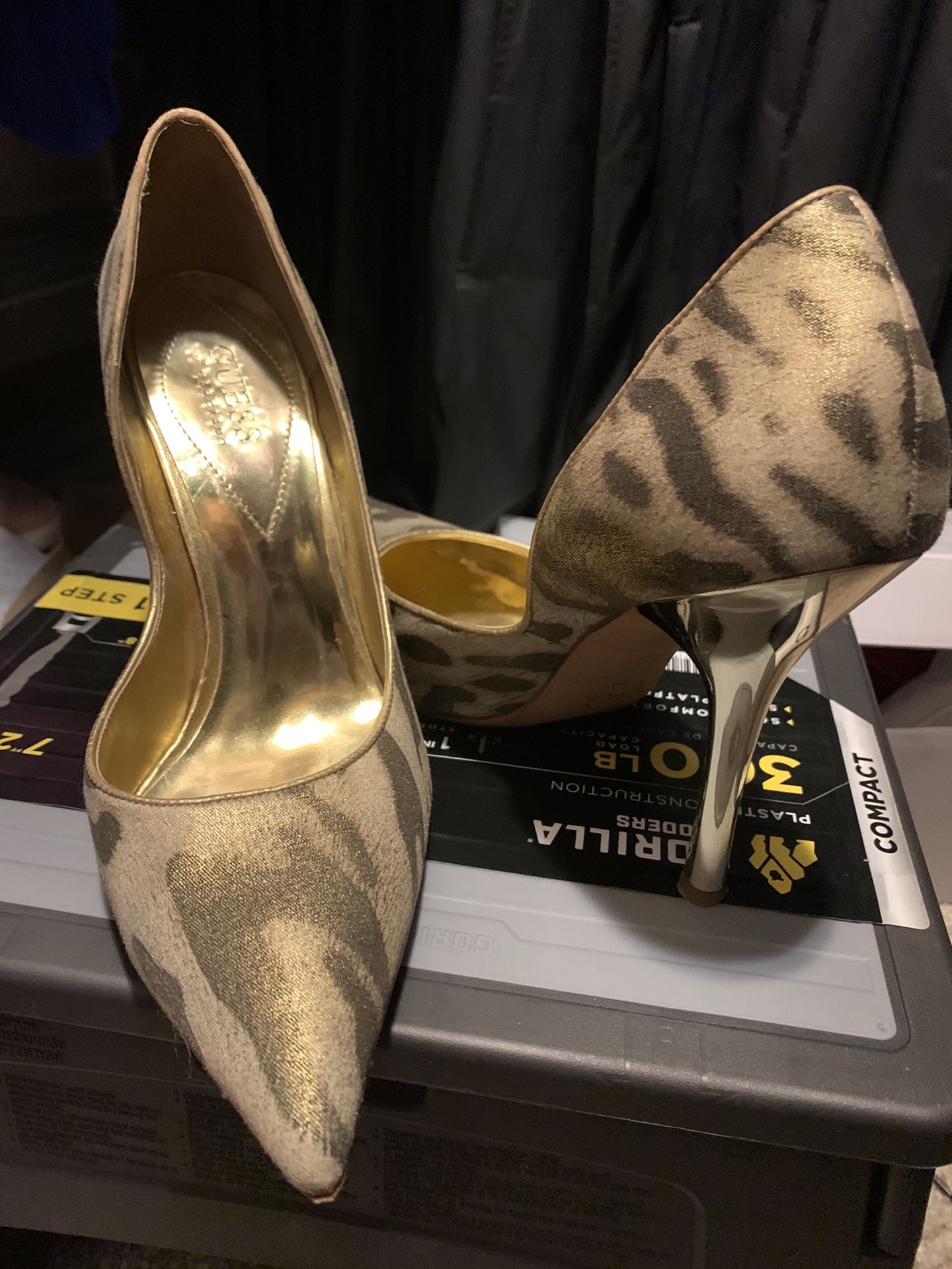Guess Gold High Heels