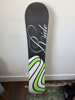 145cm Ride Snowboard, Bindings, Boots