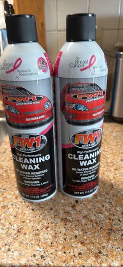 FW1 Wash & Wax High Performance Cleaning Wax No Water Needed 17.5 oz 2-Pack