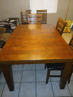 Table and chairs