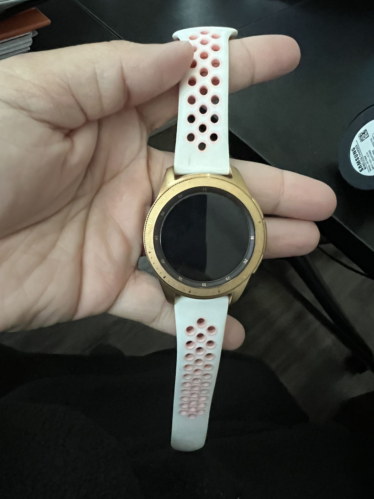 Rose Gold Samsung Watch 