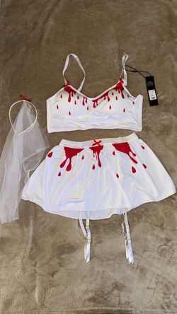 Brand New Fashion Nova Bloody Bride Costume