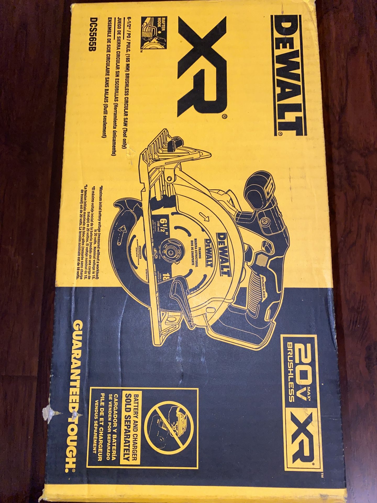 Dewalt XR Brushless Circular Saw (Tool Only) No Battery No Charger